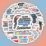 25 Stück Aufkleber mit inspirierenden Sprüchen