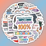 25 Stück Aufkleber mit inspirierenden Sprüchen