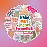 25 Stück Aufkleber mit inspirierenden Sprüchen