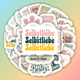 25 Stück Aufkleber mit inspirierenden Sprüchen