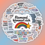 25 Stück Aufkleber mit inspirierenden Sprüchen