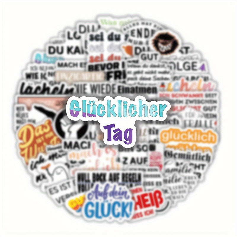 50 Stück Aufkleber mit sarkastisch-humorvollem Thema