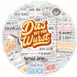 50 Stück Aufkleber mit sarkastisch-humorvollem Thema