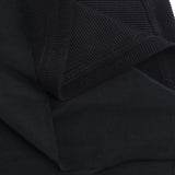 Vestido largo camisola sin espalda con cuentas y cuello en U de malla 