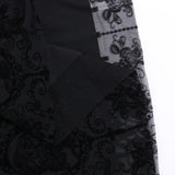 Vestido largo camisola liso con escote en U, estampado cruzado y espalda descubierta 