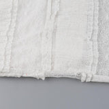 Ruched ruffle lace patchwork solid maxi skirt
