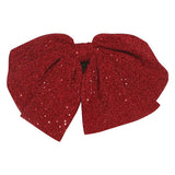 Bowknot glitter backless contrast tube top
