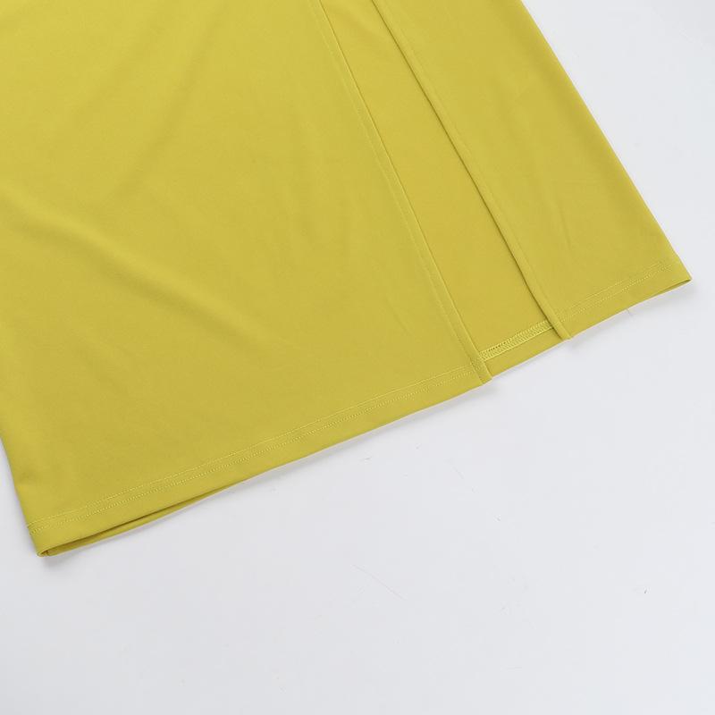 Irregular hollow out slit ruched one shoulder mini dress