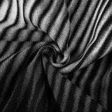 Long sleeve off shoulder print contrast maxi dress