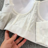 Haut camisole dos nu à boutons et col en V 