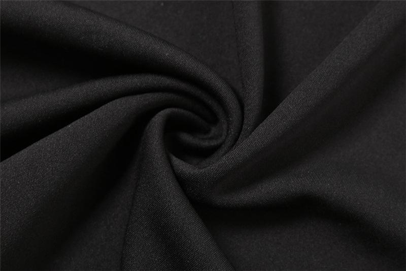 Irregular hollow out halter o ring cami slit midi dress