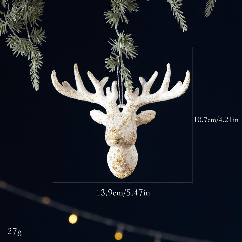 Decoración de árbol de Navidad con lazo blanco