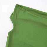 Hollow out off shoulder solid crop top