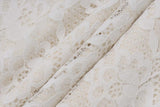 Robe longue ajourée à manches longues et ourlet en dentelle avec nœud papillon 