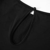 Ruched long sleeve round neck hollow out ruffle top
