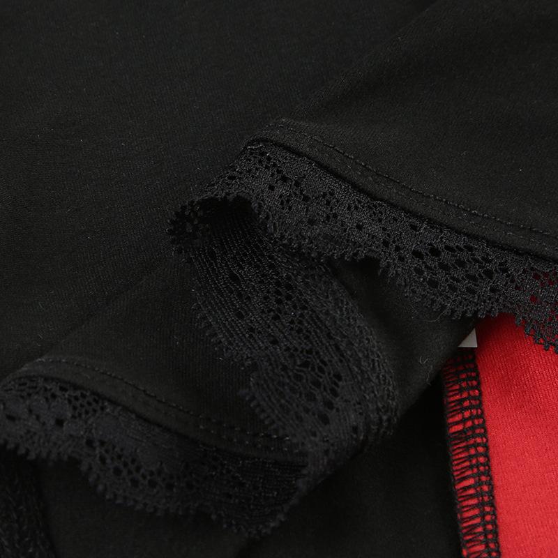 Top camisola sin espalda con apliques de flores y dobladillo de encaje con cuello en V 