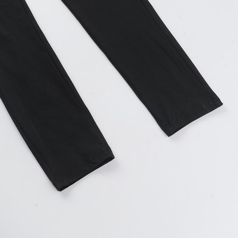 Mono con guantes calados de manga larga irregulares 