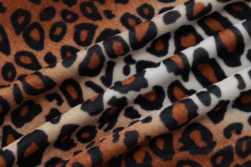 Long sleeve leopard print hollow out u neck maxi dress