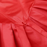 Vestido mini de tubo liso con espalda descubierta y fruncido con cremallera 