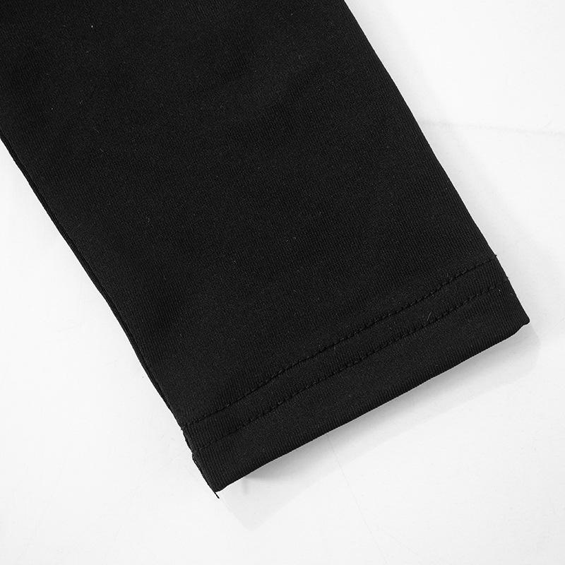 Ruched long sleeve round neck hollow out ruffle top