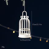 Decoración de árbol de Navidad con lazo blanco