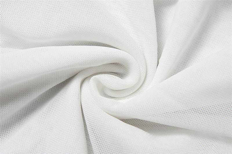 Vestido mini liso de manga larga fruncido con hombros descubiertos 