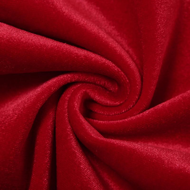 Ruched gloves velvet v neck lace hem mini dress