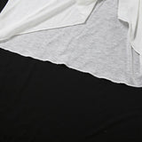 Long sleeve off shoulder irregular ruched top
