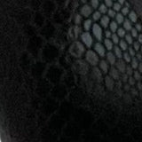 Maillot de bain une pièce en maille à col en V et imprimé serpent 