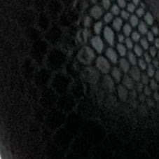 Maillot de bain une pièce en maille à col en V et imprimé serpent 